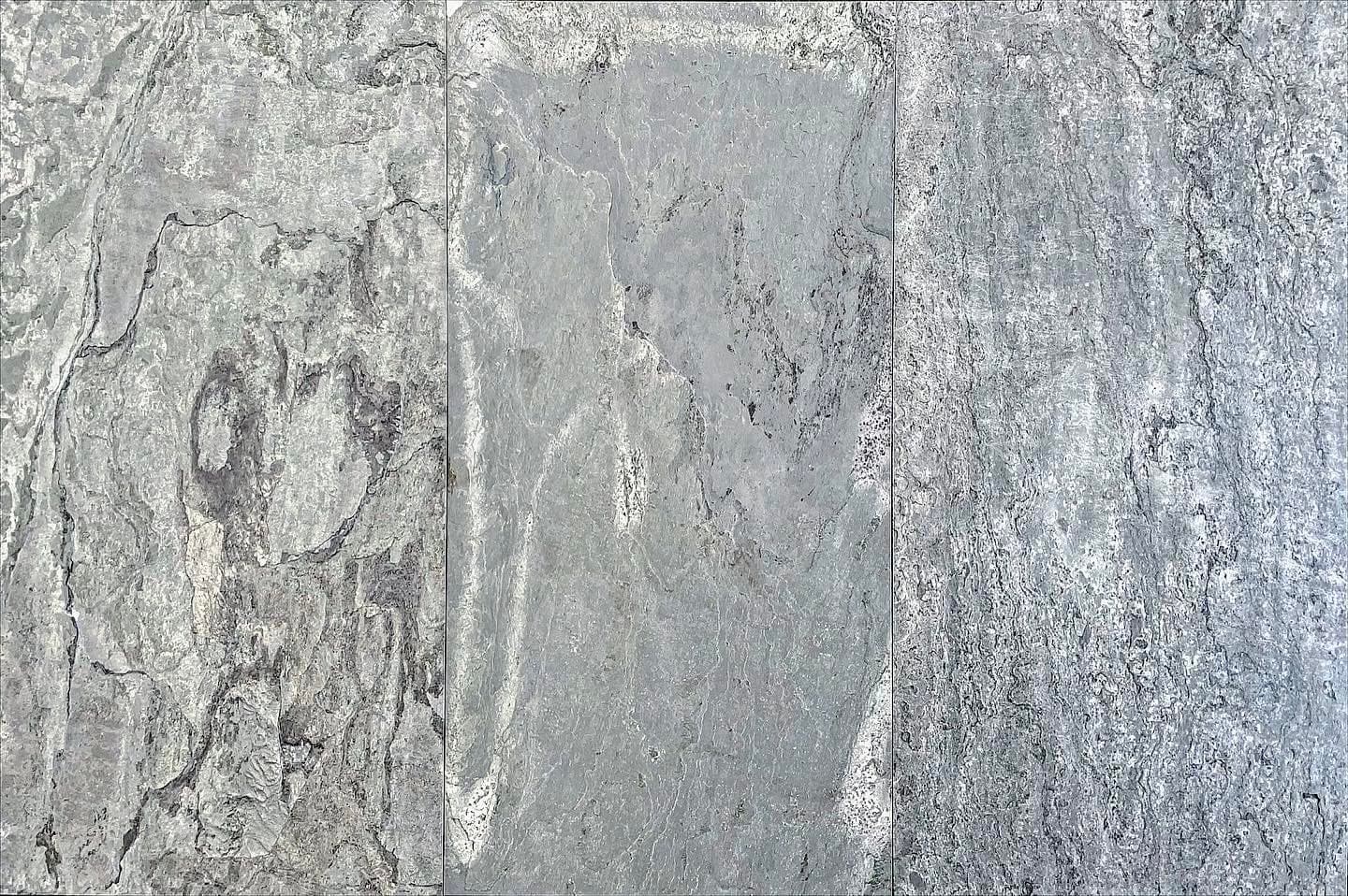 Piedra natural flexible CAVVA, acabado Perla Blanca
