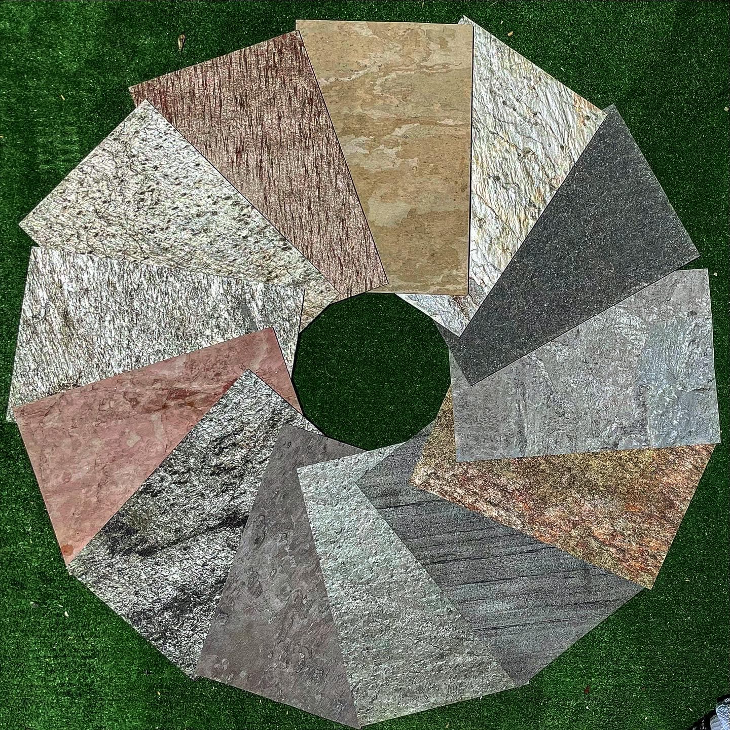 Muestras de piedra natural flexible CAVVA